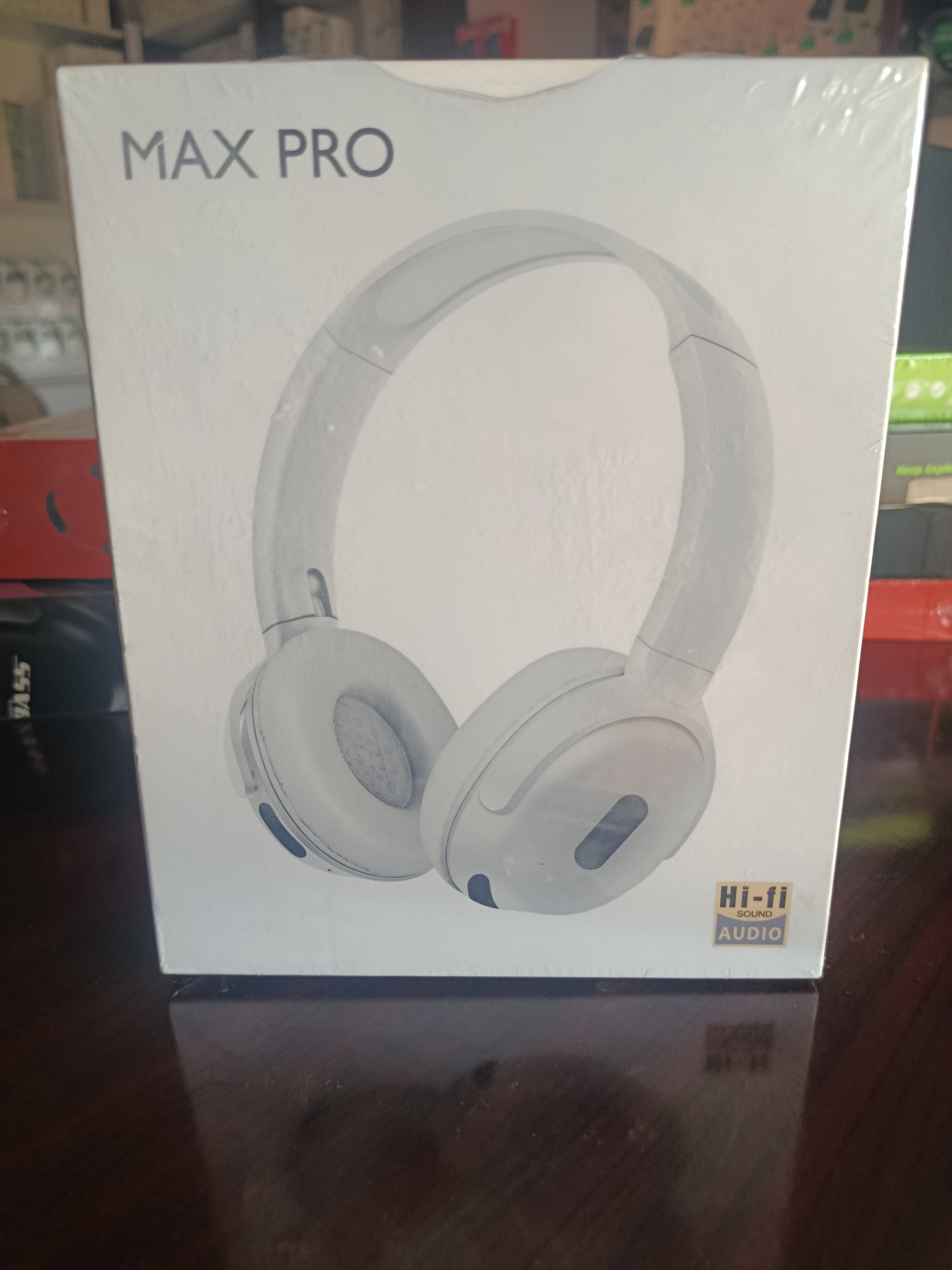 Bluetooth 5.3 Wireless Headphone Over Ear with Microphone JINLAKZ-Max Pro (White)