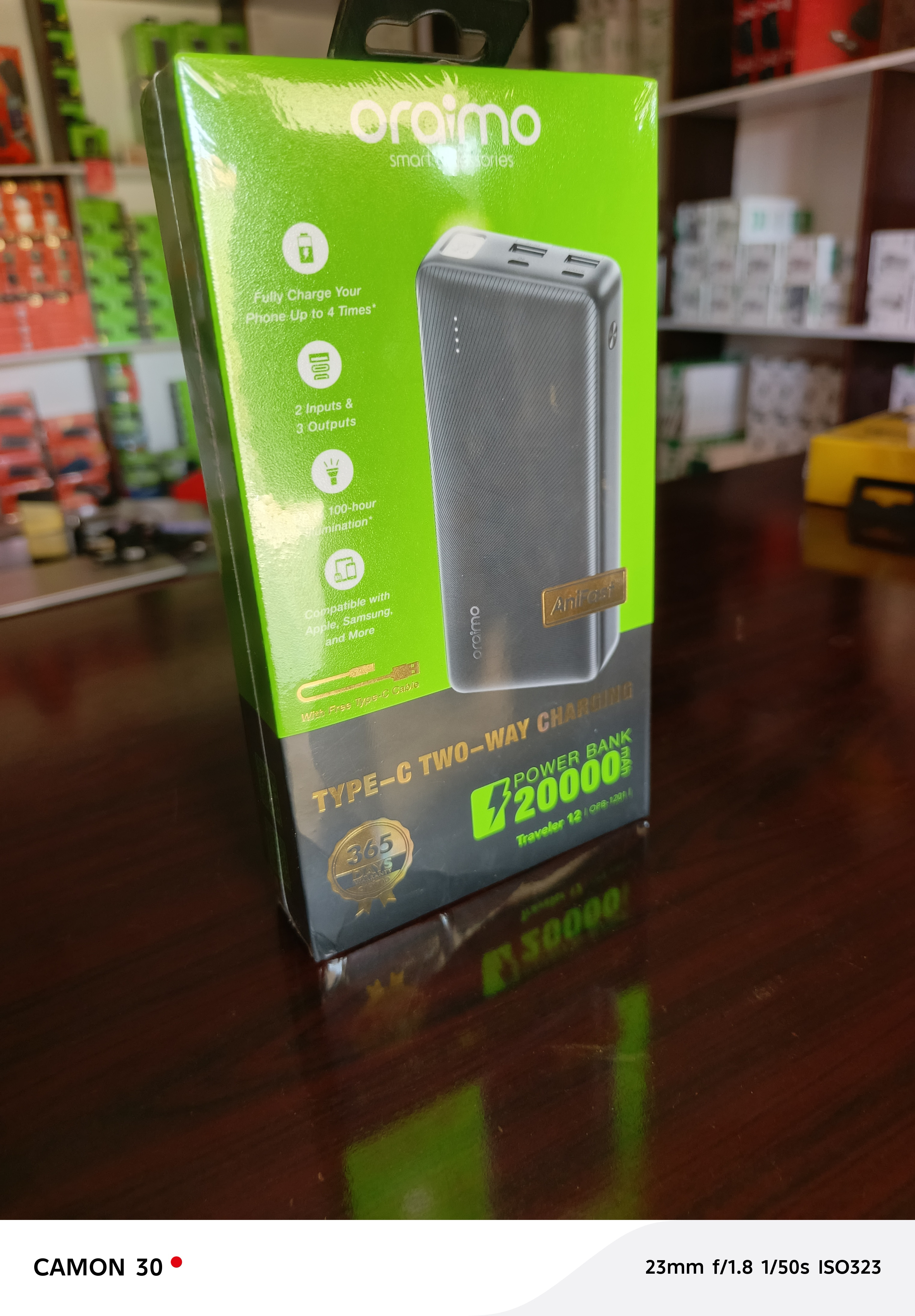 Oraimo power bank 20000mah